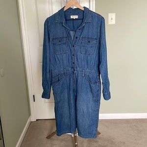 Madewell Long Sleeve Denim Dress